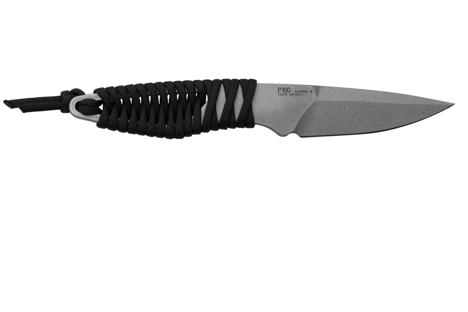 ANV Knives P100 Sleipner, Grey Paracord, P100-003, Black Kydex Sheath, Cuchillo De Cuello - Image 2