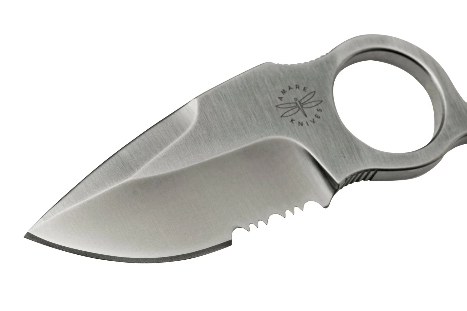 Amare Knives 6F Serration Sixth-Finger 202105 Droppoint, Cuchillo Fijo - Image 3