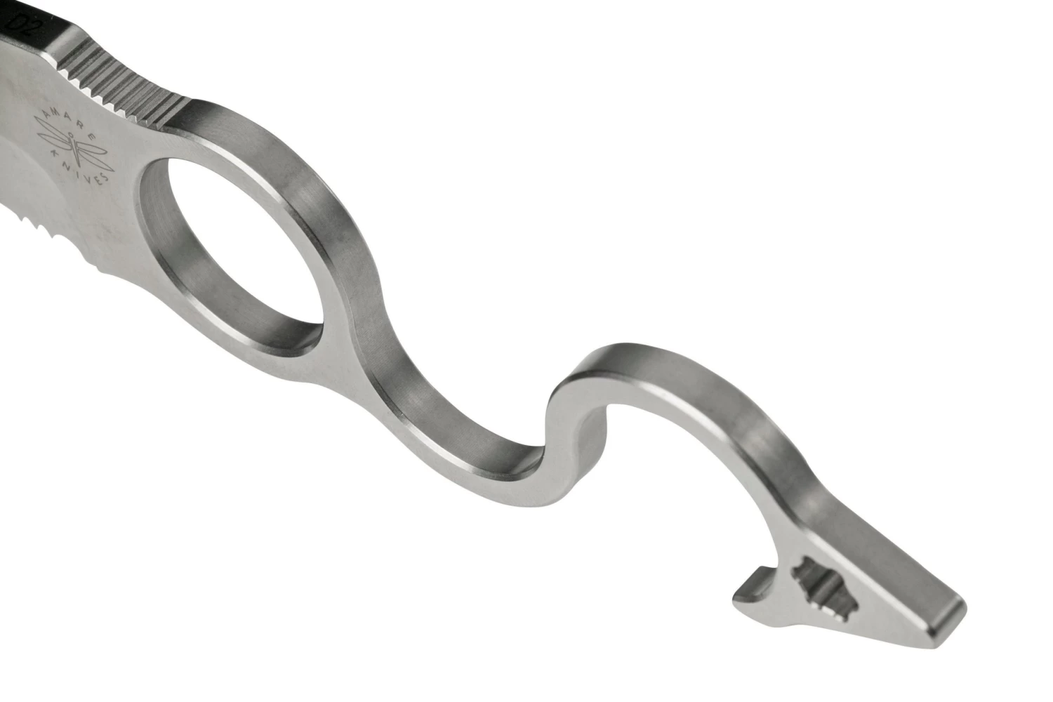 Amare Knives 6F Serration Sixth-Finger 202105 Droppoint, Cuchillo Fijo - Image 4