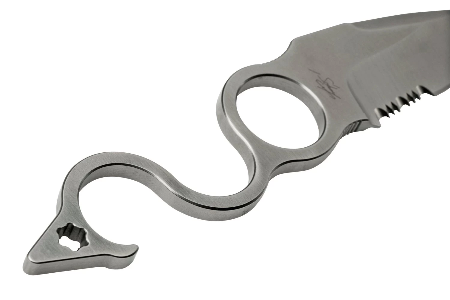 Amare Knives 6F Serration Sixth-Finger 202105 Droppoint, Cuchillo Fijo - Image 5