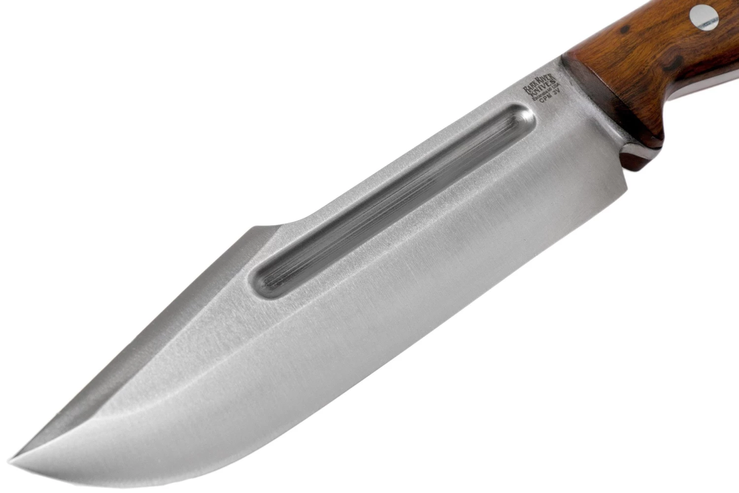 Bark River Bravo Tope Recon CPM 3V Desert Ironwood Rampless Cuchillo De Supervivencia - Image 3