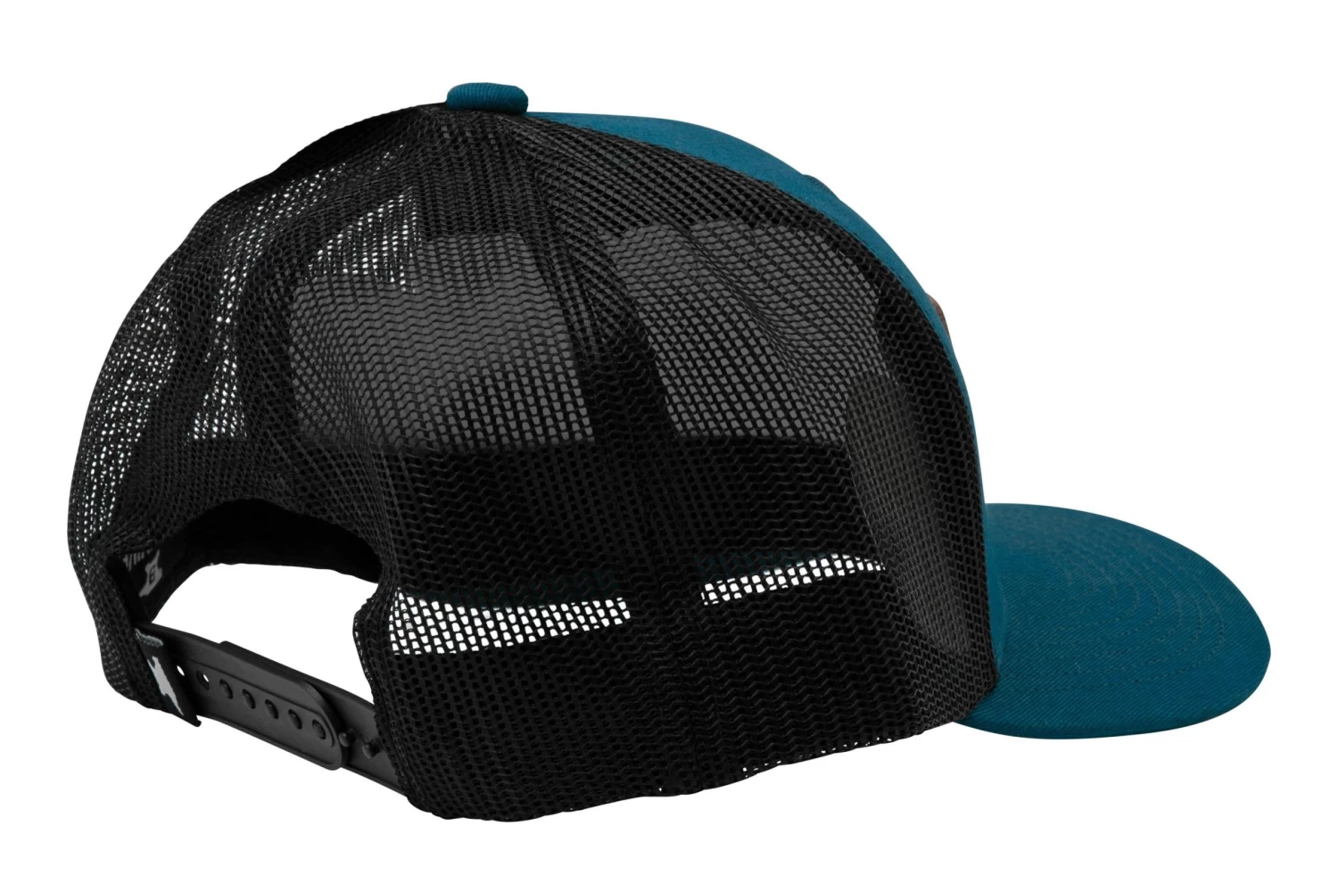 Buck Logo Leather Patch Cap 89159, Blue/Black, Gorra - Image 2