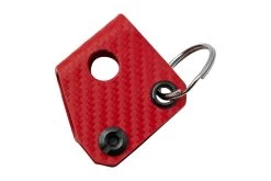 Clip And Carry Kydex Keychain Sheath Gerber Dime, Leatherman Squirt, Carbon Fiber Red GDIME-CF-RED Funda Llavero