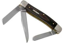 Case Medium Stockman Red & Black Micarta, Smooth, 27853, 10318 SS Navaja