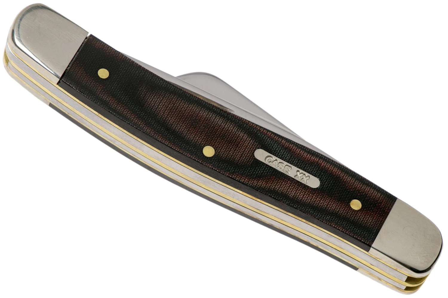 Case Medium Stockman Red & Black Micarta, Smooth, 27853, 10318 SS Navaja - Image 4