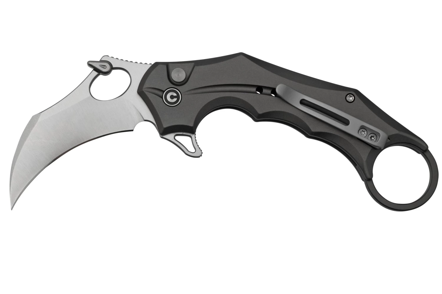 Civivi Incisor II C16016B-3 Gray Aluminium, Satin Hawkbill Navaja Karambit