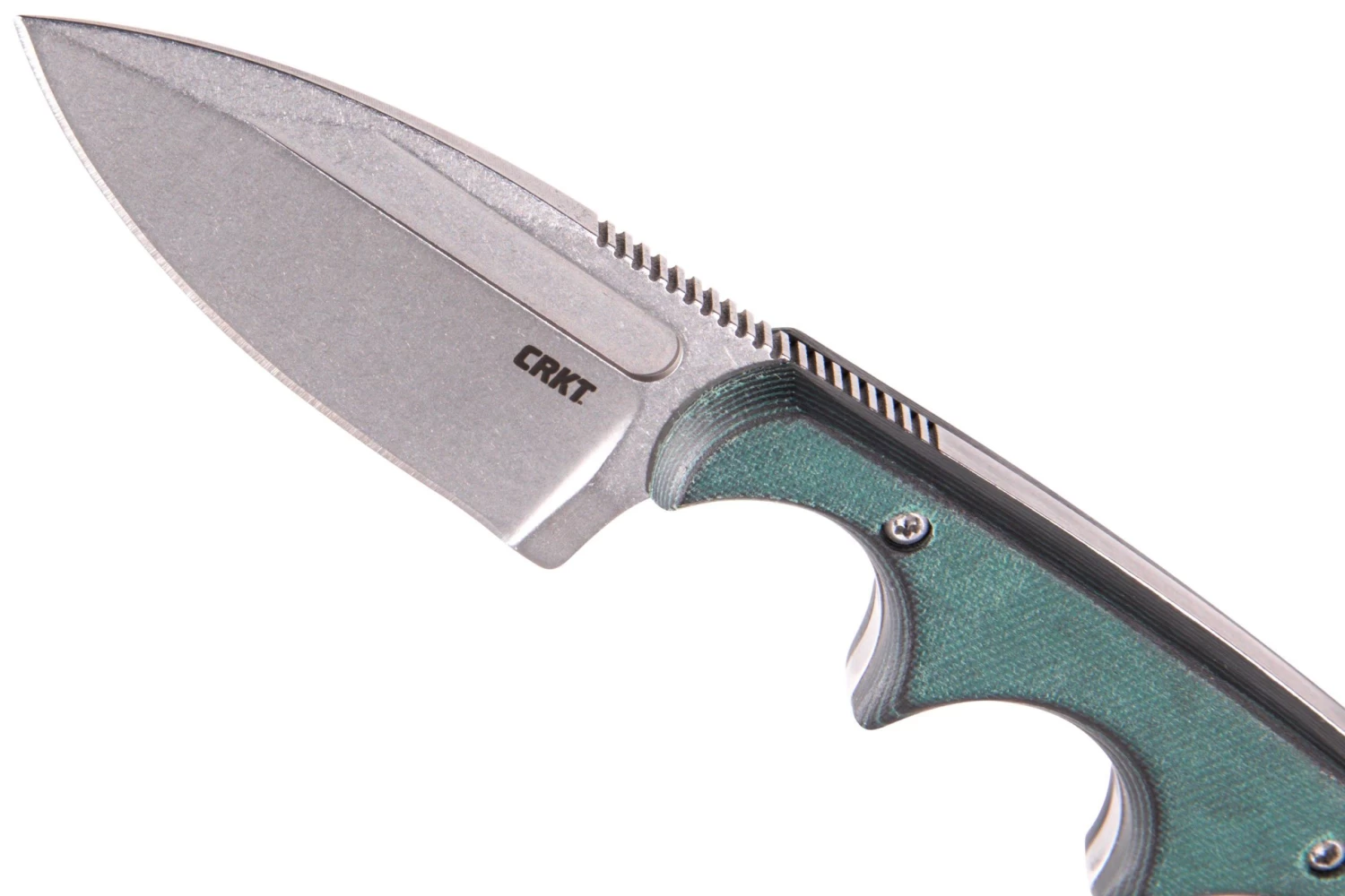 CRKT Minimalist Spear Point, Green Black, Cuchillo De Cuello, Diseño Alan Folts - Image 3