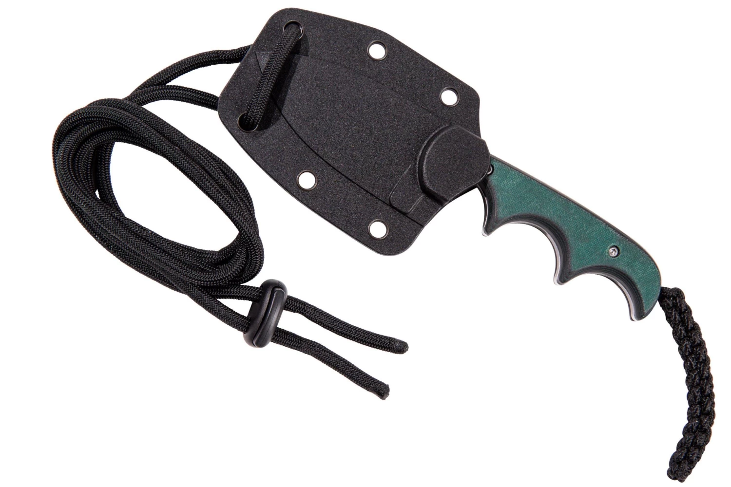 CRKT Minimalist Spear Point, Green Black, Cuchillo De Cuello, Diseño Alan Folts - Image 6