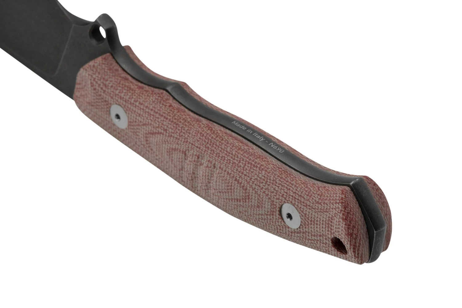 GiantMouse GMF4 Red Canvas Micarta, Cuchillo Fijo, Diseño Ansø And Voxnaes - Image 4