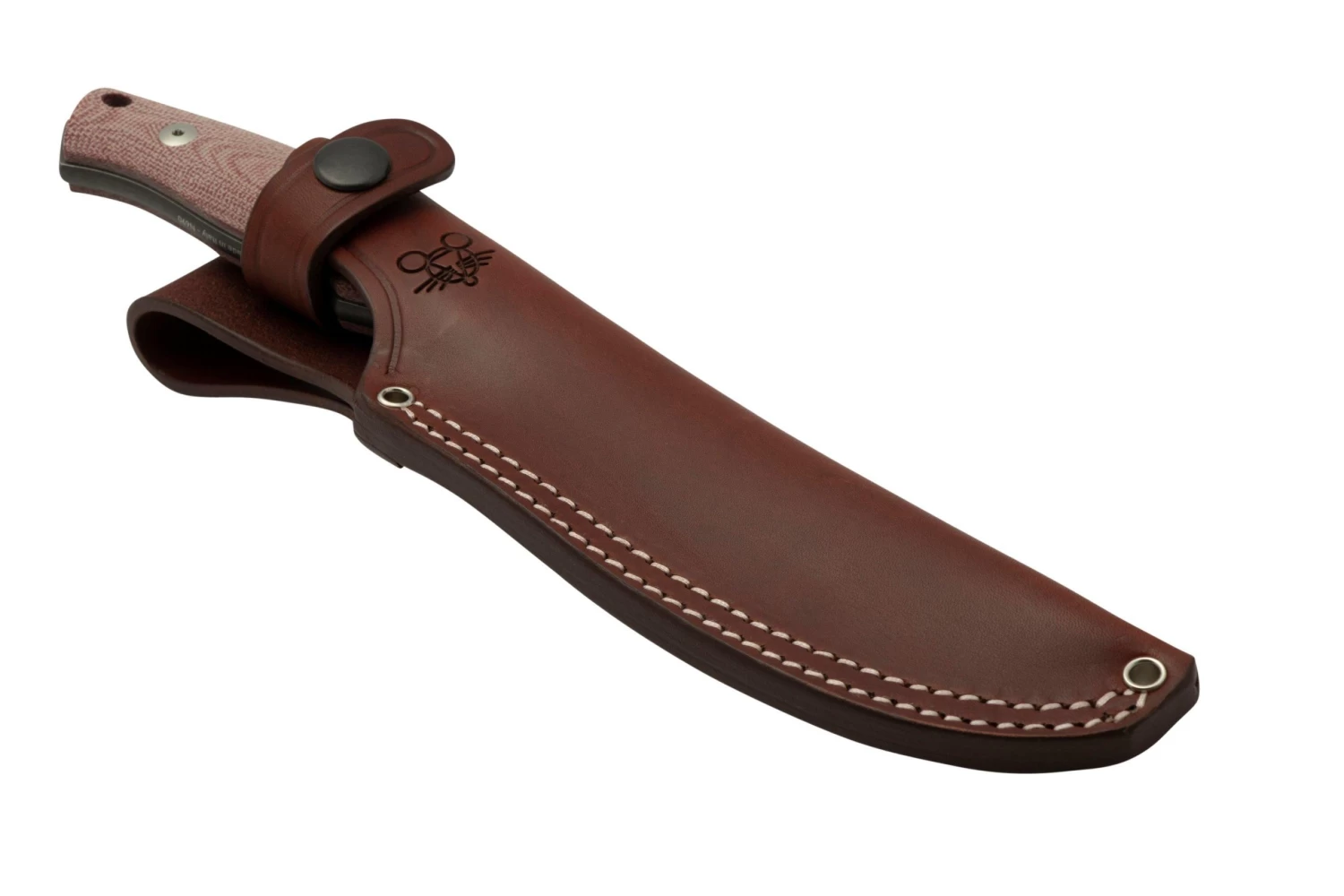 GiantMouse GMF4 Red Canvas Micarta, Cuchillo Fijo, Diseño Ansø And Voxnaes - Image 6