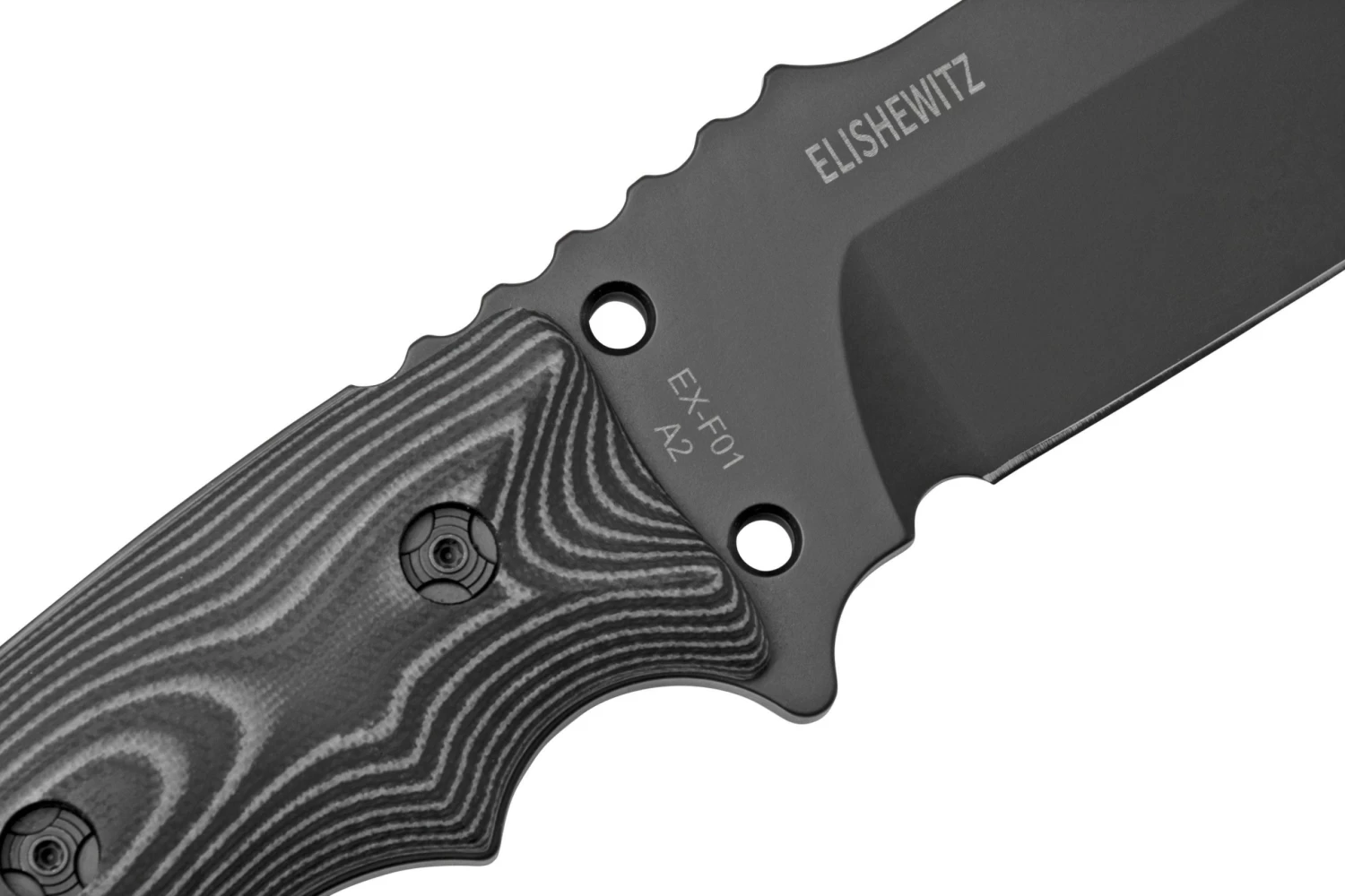Hogue EX-F01 7" G-Mascus Black, Acero A2, 35159 Cuchillo Fijo - Image 5