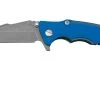 Rick Hinderer Eklipse 3.0" 20CV Harpoon Spanto Battle Blue/Blue G10, Navaja