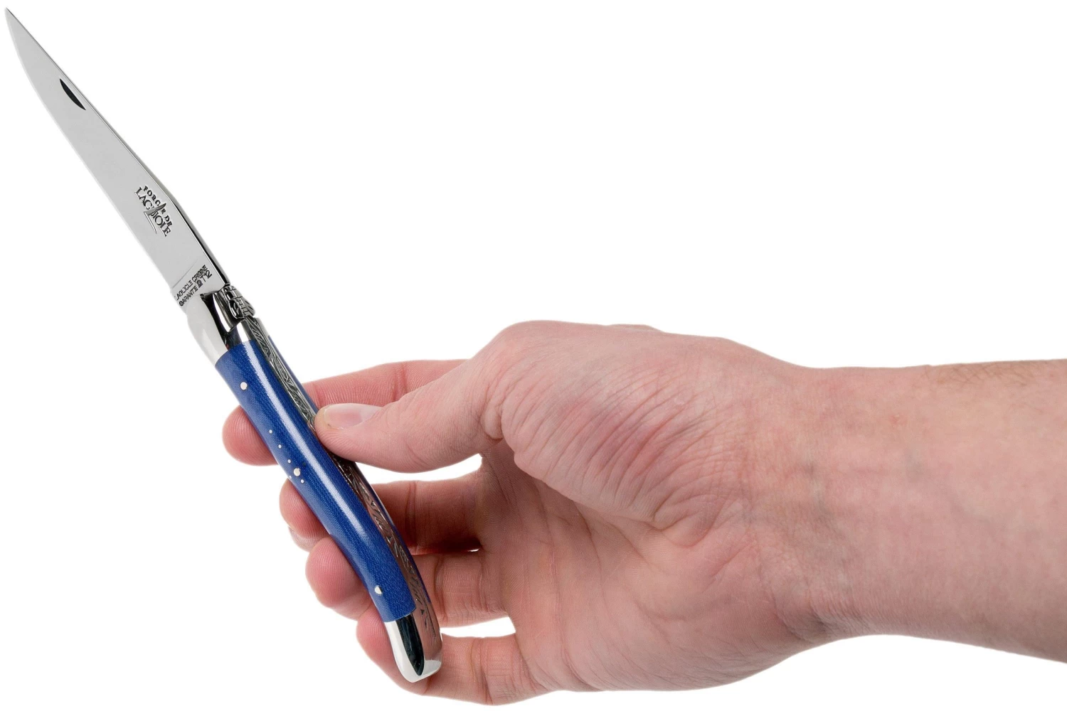 Forge Laguiole 1211INTCBLEB 11cm, Azul Micarta, Navaja Laguiole - Image 8