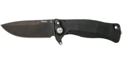 LionSteel SR11 Aluminum Black, Black Blade, SR11 A BB Navaja