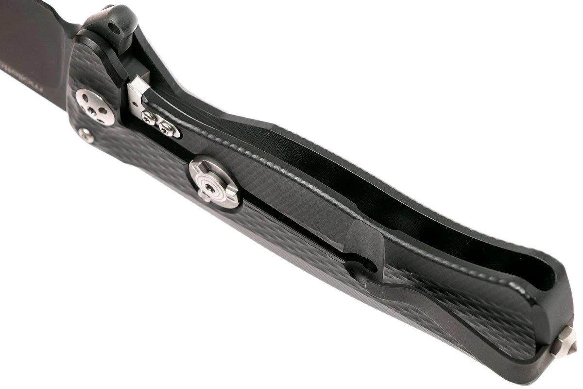 LionSteel SR11 Aluminum Black, Black Blade, SR11 A BB Navaja - Image 5
