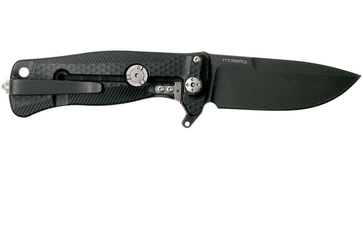 LionSteel SR22A-BB Black Aluminio, Black Blade - Image 2