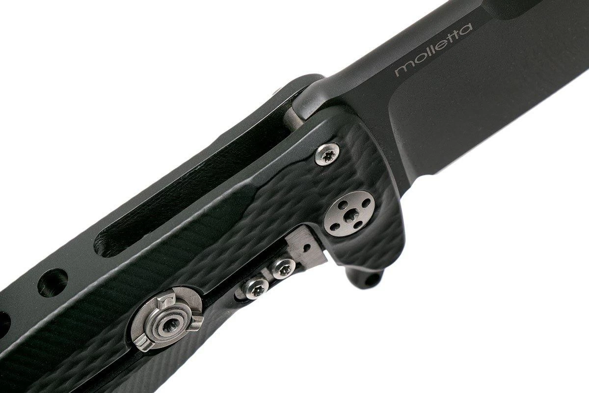 LionSteel SR22A-BB Black Aluminio, Black Blade - Image 6