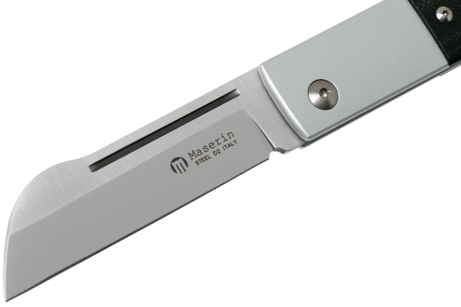 Maserin In-Estro Black Micarta 165/MCN Navaja Slipjoint - Image 3