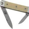 Maserin 60° Knife Sessantesimo 195/MCW White Micarta Navaja