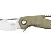 MKM Isonzo FX03M-1GC Hawkbill M390, Green Canvas Micarta Navaja, Jesper Voxnaes Design