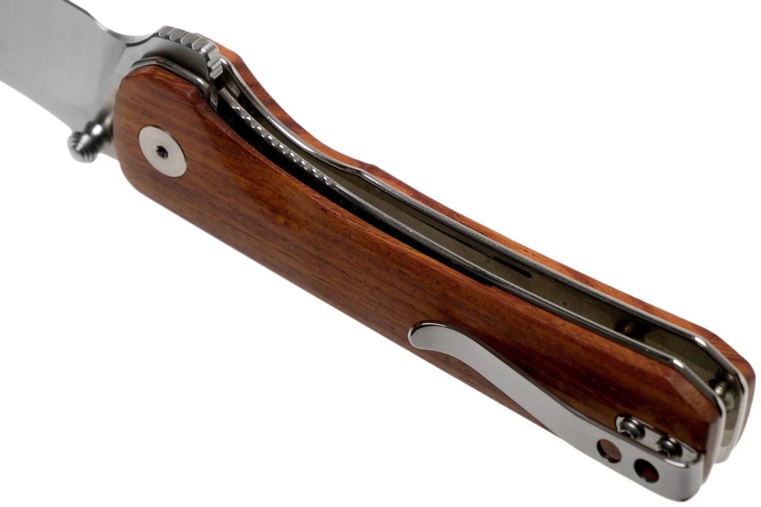 QSP Knife Hawk QS131-O1 Mkuruti Wood, Satin, Navaja - Image 5