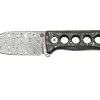 QSP Knife Canary QS141-E Damascus, Aluminium Foil Carbon Fibre, Cuchillo De Cuello