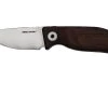 Real Steel CVX-80 Red Micarta 3564 Convex Cuchillo De Bushcraft, Diseño Poltergeist