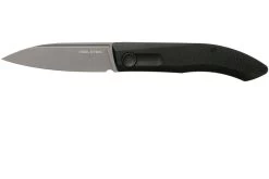 Real Steel Stella Black Canvas Micarta 7055 Knivesandtools Exclusive Navaja, Diseño Poltergeist